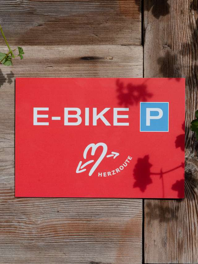 E-Bike Parkschild